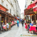 More cafés and restaurants on rue du Pot de Fer, off rue Mouffetard